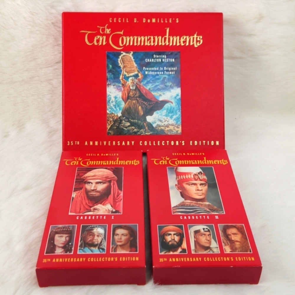 Cecil B. DeMille's The Ten Commandments VHS 35th Aniversary Edition Restoration